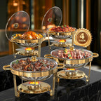 Chafing Dishes for Buffet 5QT Round Stainless Steel