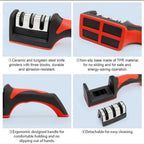 3-Stage Knife Sharpener Set -