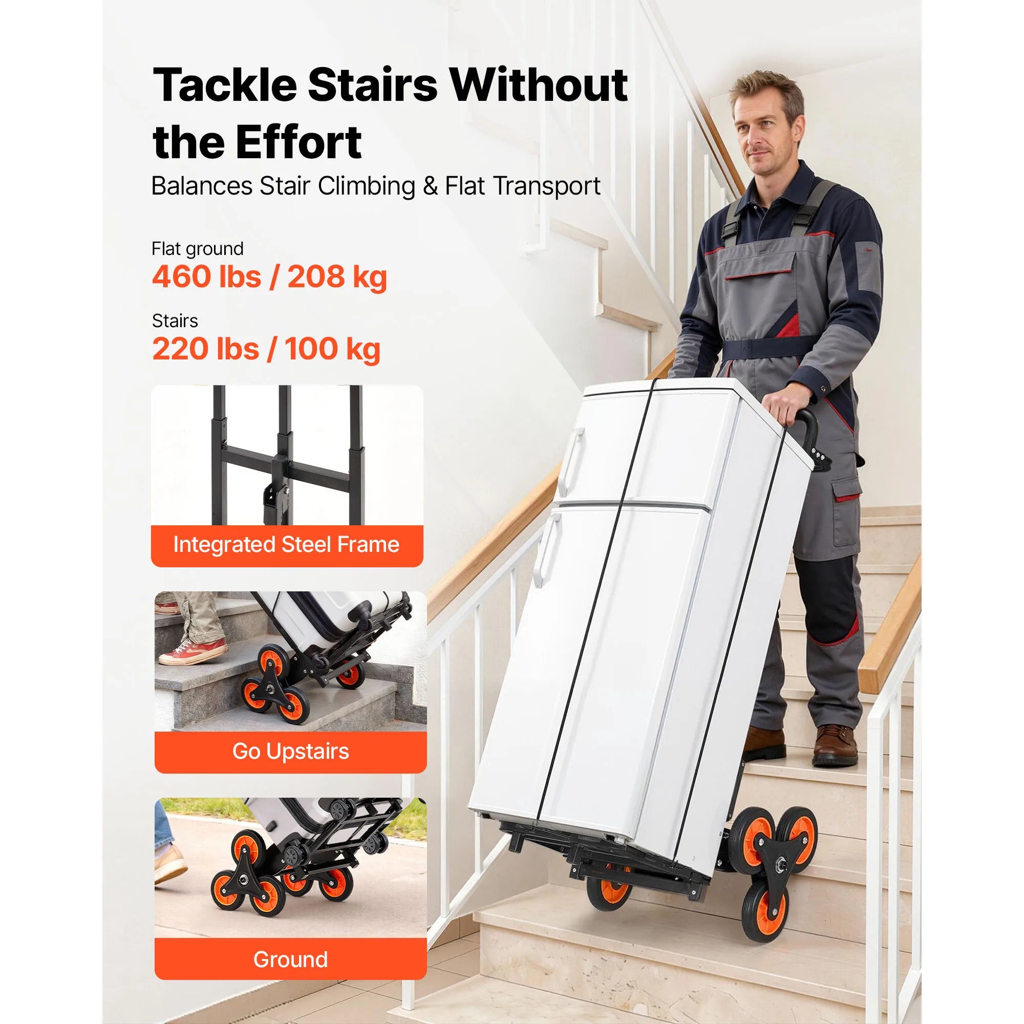 Stair Climbing Cart 220 lbs
