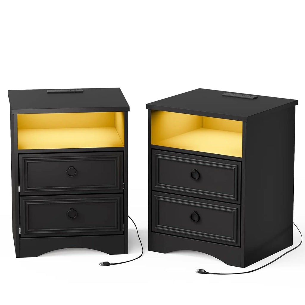 Nightstands Charing Station Strip Lights