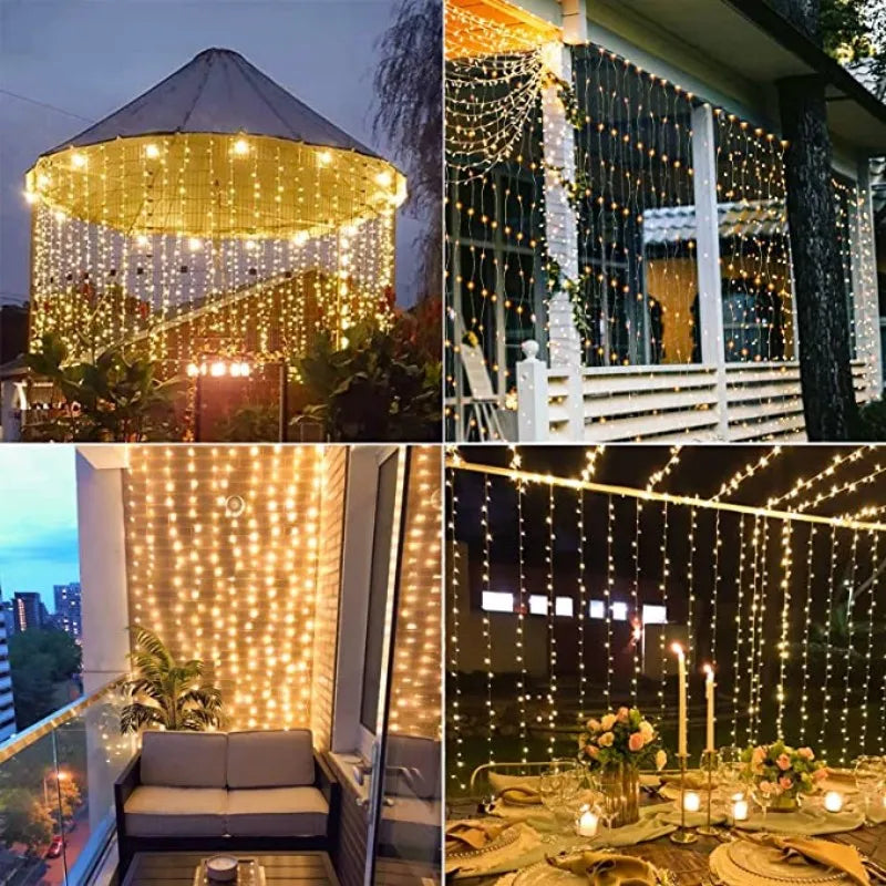 Solar Fairy String Light Pavilion