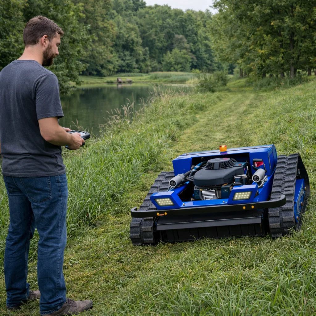 Customized Rubber Track All Terrain Lawn Mower
