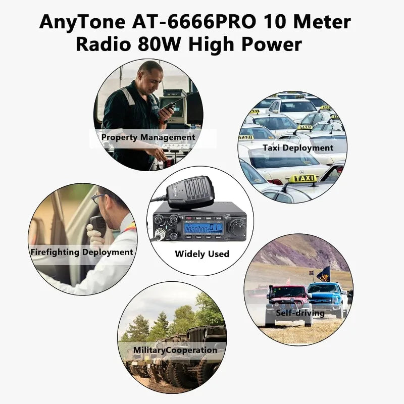80W High Power Ham Mobile Transceiver. AM 80W(PEP) / FM 50W / SSB 80W(PEP)