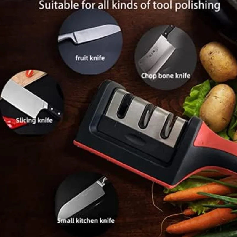 3-Stage Knife Sharpener Set -