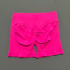 HISTELLO Sports Shorts 4.5" Women Yoga Shorts Seamless Low Waist Scrunch Bum Gym Leggings Workout Stretch Fitness Sports Shorts