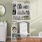Toilet Storage Cabinet , Bathroom Organizer Rack