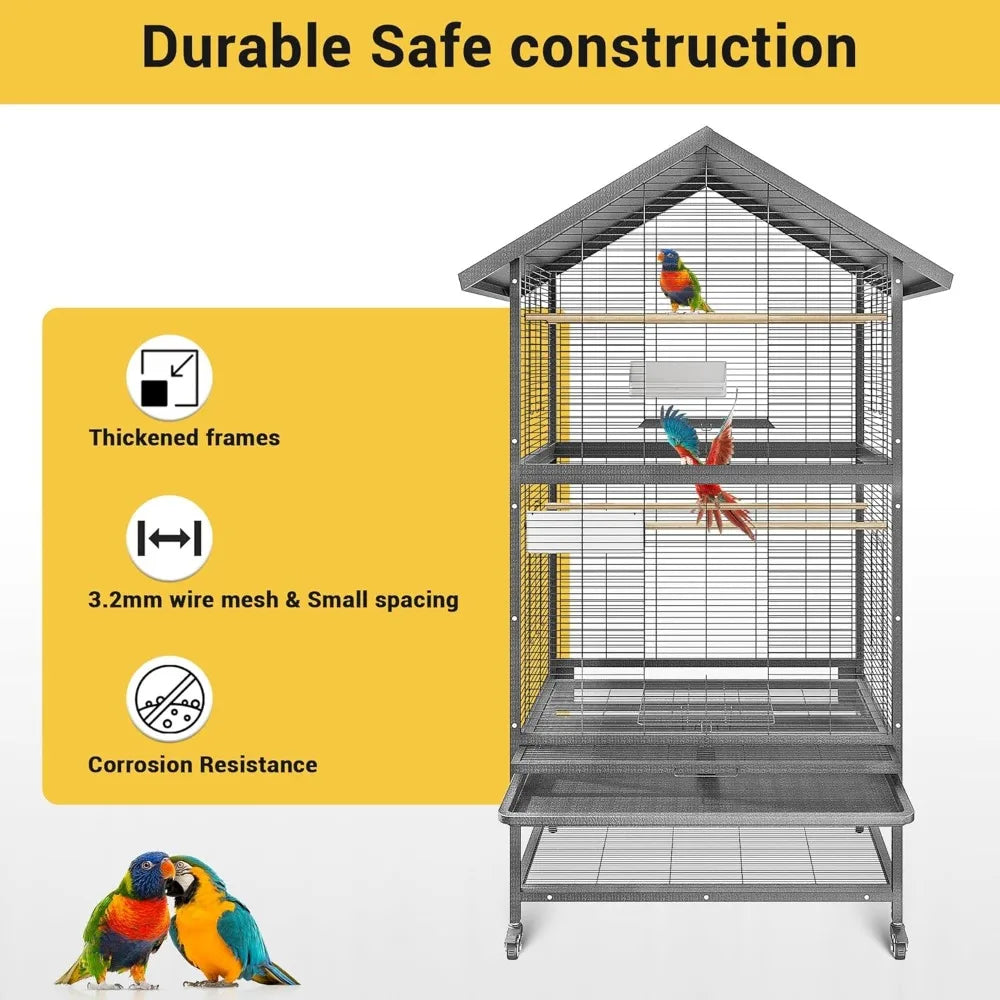 65.7 Inch Large Bird Cage