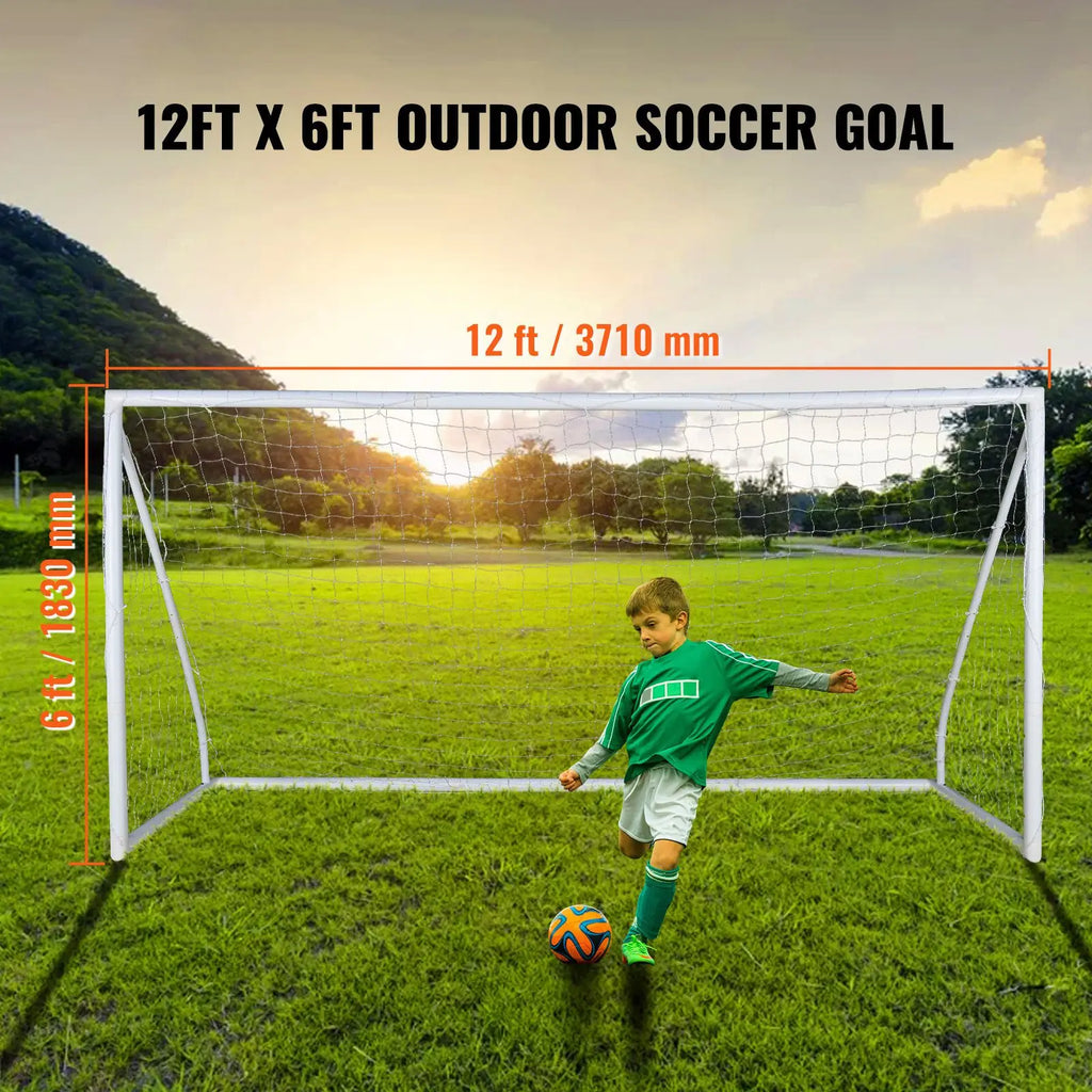 Portable Soccer Goal, 12X6 Ft Soccer Net,