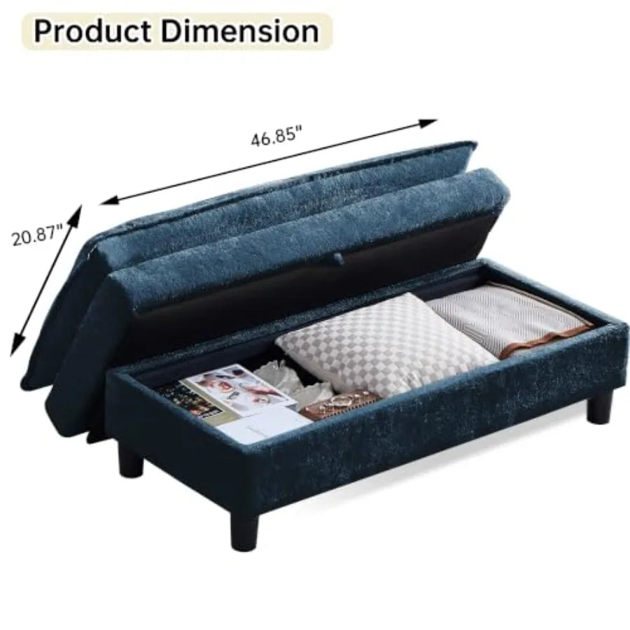 Storage Chest, Feet Rest Stool,