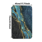 Blue Gold Marble Bathroom Set