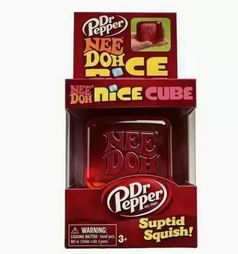 DC Schylling Needoh Nice Sensory Squeezing Toy Cube for Stress relief and Fingertip Release Toy for Pinching and Playing