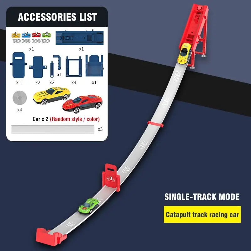 Catapult Rail Car Track Racing