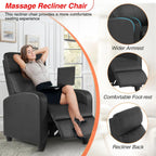 Massage Recliner Sofa  Lumbar