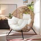 Wicker Egg Chair with  Cushion
