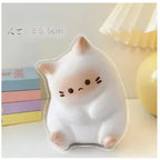 Soft PU Slow Rebound Cartoon Cat Pop Fidget Toy, 1PC Adorable Squeeze Ball, Stress Relief for Kids Adults, Halloween Christmas Gift