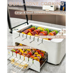 3 In 1 Indoor BBQ Kabob Skewers Grill,