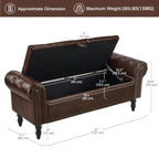 End of Bed Storage Bench for Bedroom