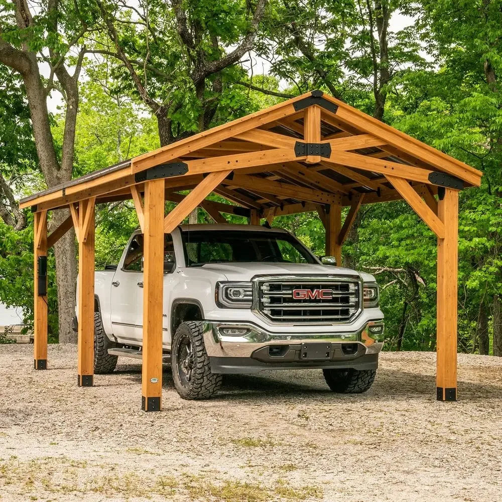 20ft x 12ft  Carport Pavilion  Steel Roof