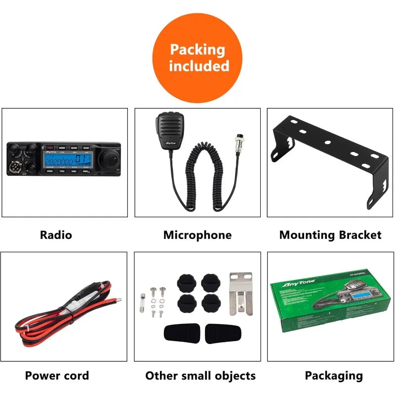 80W High Power Ham Mobile Transceiver. AM 80W(PEP) / FM 50W / SSB 80W(PEP)