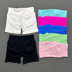 HISTELLO Sports Shorts 4.5" Women Yoga Shorts Seamless Low Waist Scrunch Bum Gym Leggings Workout Stretch Fitness Sports Shorts