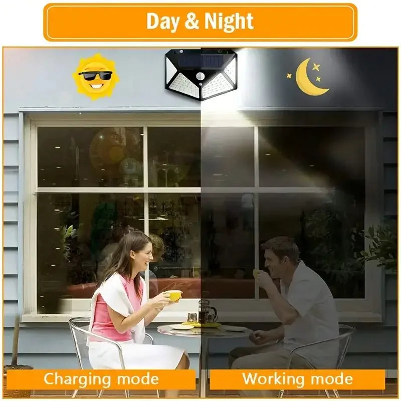 Solar Garden Light Outdoor Motion Sensor Lights