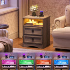Nightstands Charing Station Strip Lights