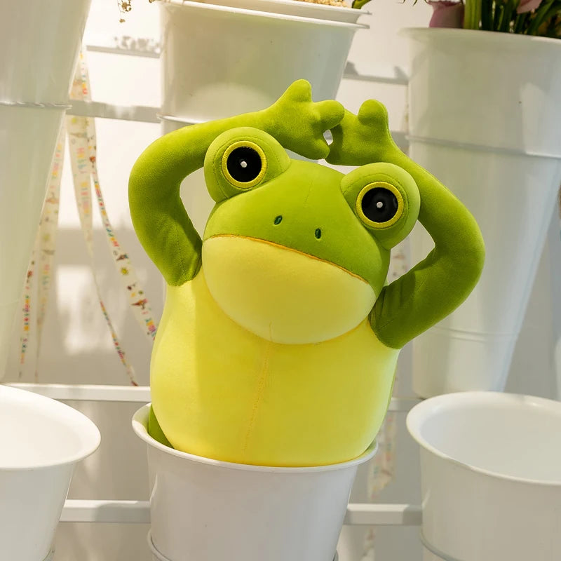 Cozy Frog Plushies Funny Frog