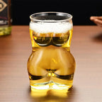 Glass Beer Mug creative Women Body Shaped