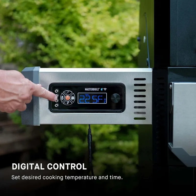 1050 Digital Charcoal Grill Smoker with Digital Control,