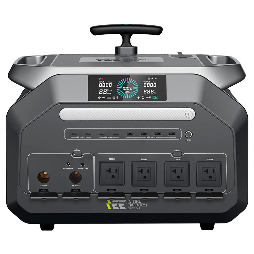 P3200 3200W 2048Wh LiFePO4 Portable Power Station,