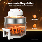 110V 17.96Qt Visual Air Fryer 1200-1400W 360°