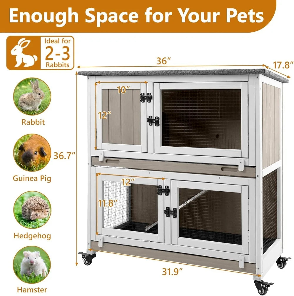 2-Story Rabbit Hutch
