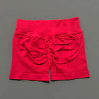 HISTELLO Sports Shorts 4.5" Women Yoga Shorts Seamless Low Waist Scrunch Bum Gym Leggings Workout Stretch Fitness Sports Shorts
