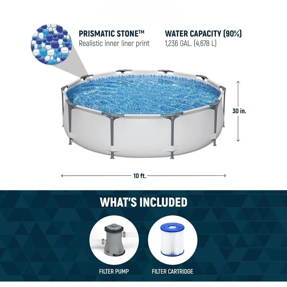 Swimming Pool Set, 330 GPH Filter Pump