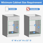 Cabinet Organizer 5½"W x 21½"D,