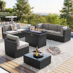 8-Piece Outdoor Wicker Rattan Patio Furniture