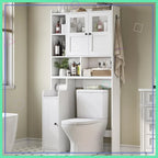Toilet Storage Cabinet , Bathroom Organizer Rack