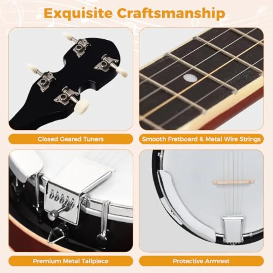 5-String Banjo, 39 Full Size Banjo
