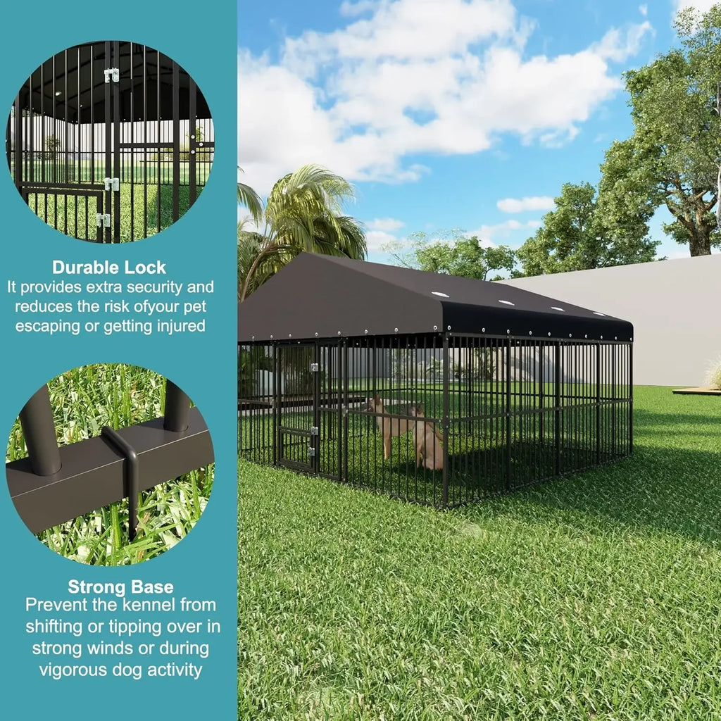 10x20x6.5 FT Large Dog Kennel,