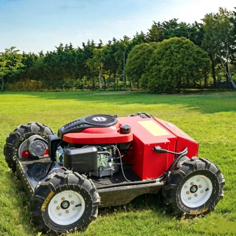 196CC Gas Wheeled Remote Control Lawn Mower