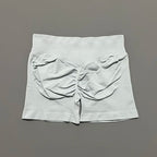 HISTELLO Sports Shorts 4.5" Women Yoga Shorts Seamless Low Waist Scrunch Bum Gym Leggings Workout Stretch Fitness Sports Shorts