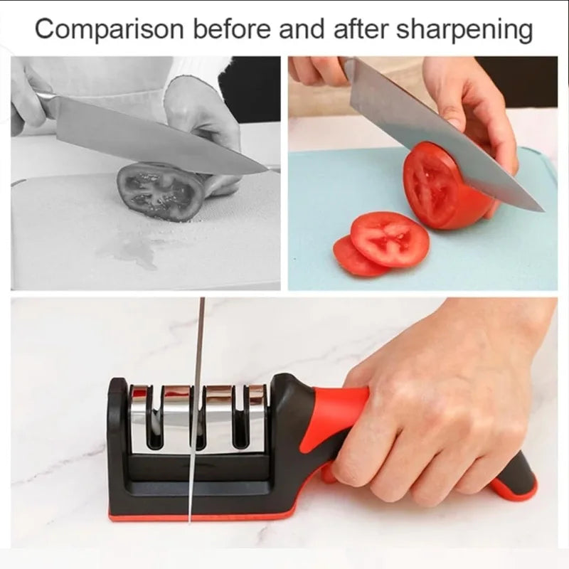 3-Stage Knife Sharpener Set -