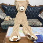 7 Colors 100-260cm Cheap Giant Unstuffed Empty Bear Skin Coat Soft Big Skin Shell Semi-Finished Plush Boys Girl Gift