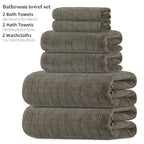 6-Piece Towel and Bath Towel Set,