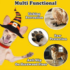 4-Pack Anti-Slip Dog Socks, Prevent of Hard Wooden Floors, Strong Grip, Paw Protection,