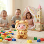 Boba Pig Stuffed Animal Soft Plushie Gift for Girls & Boys